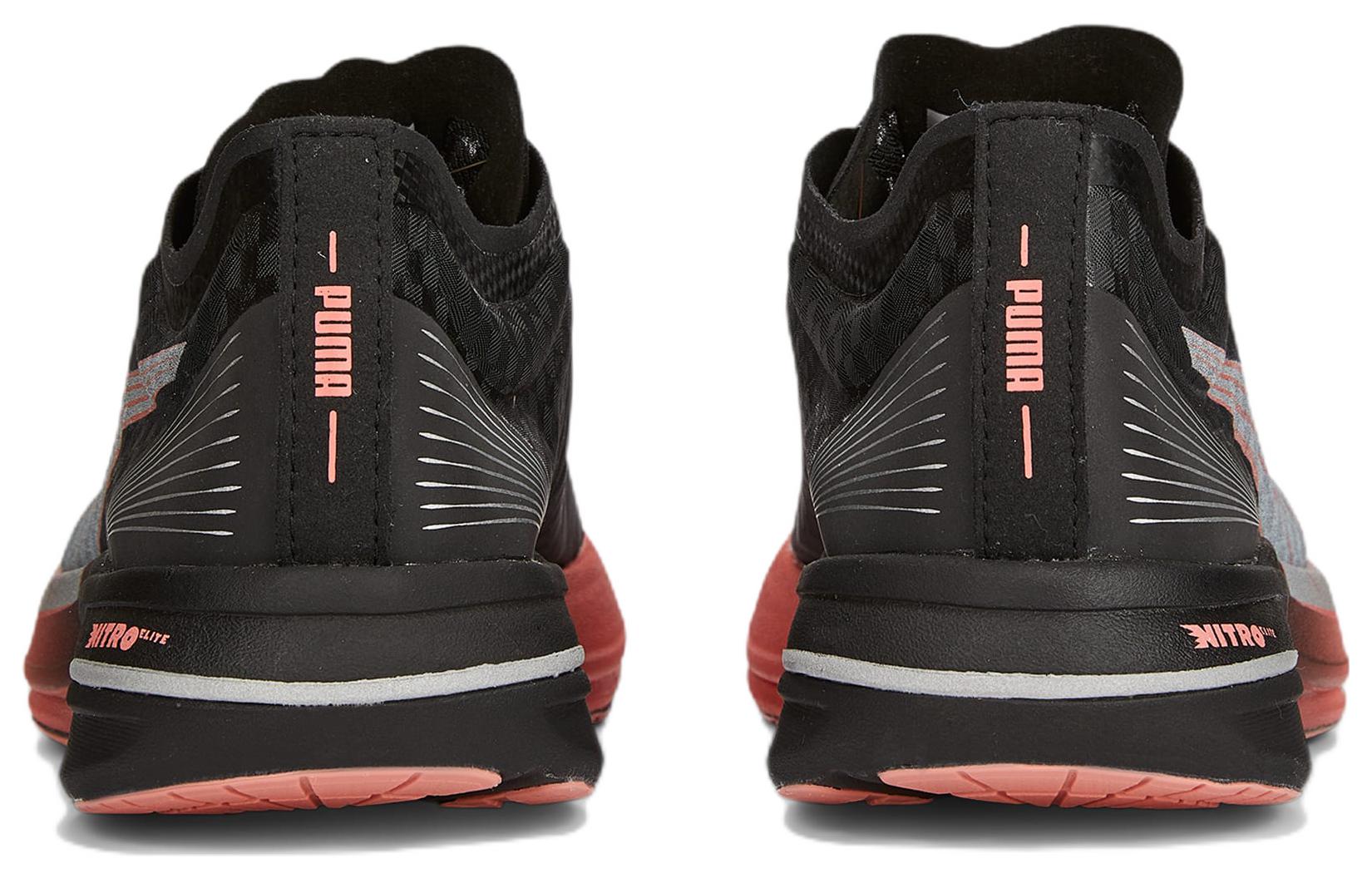 (WMNS) PUMA Deviate Nitro Carbon 'Black Carnation Pink' 377091-01