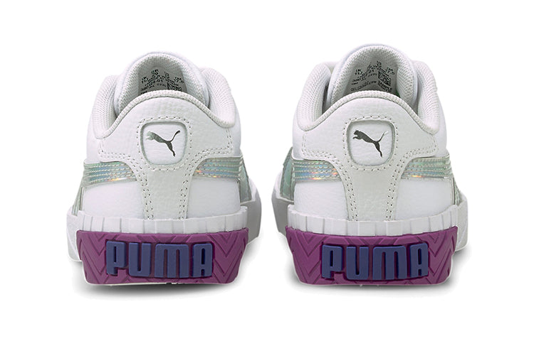 (PS) PUMA Cali Bubbles Sneakers White/Purple 380124-01