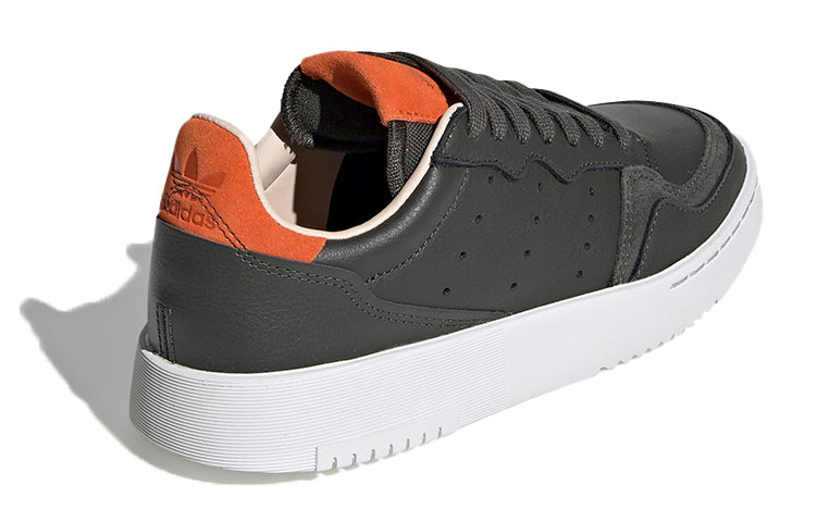 (GS) adidas originals Super Court J 'Dark Green Orange' EF9204