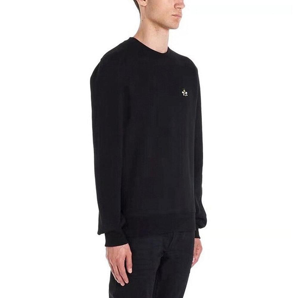 Men's DIOR Small Bee Embroidered Pullover Black 933J612-A0531-982