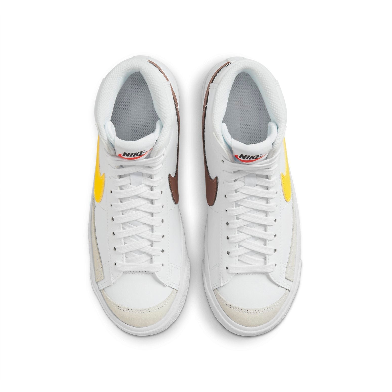 (GS) Nike Blazer Mid '77 'White Pecan Vivid Sulfur' DA4086-103