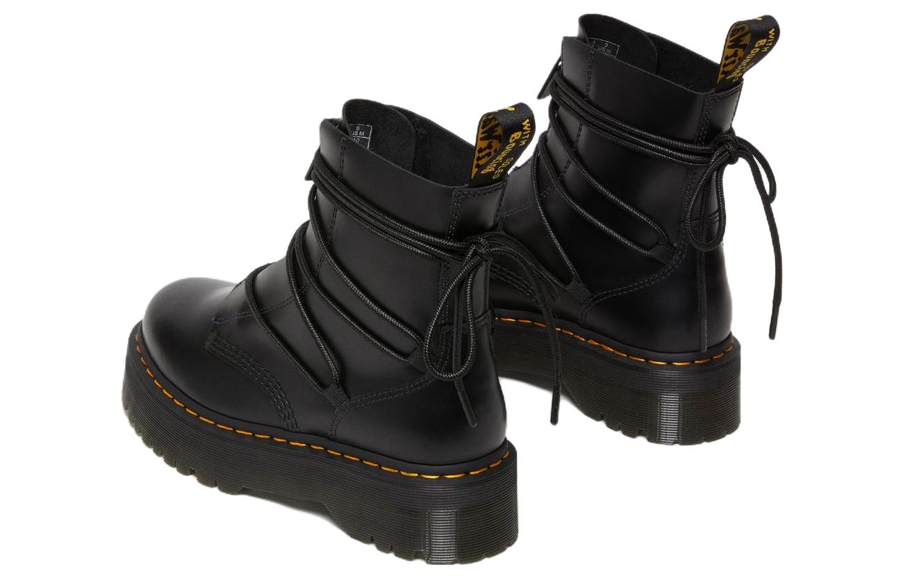 Dr. Martens Jarrick II Laced Leather Platform Boots 'Black' 27662001