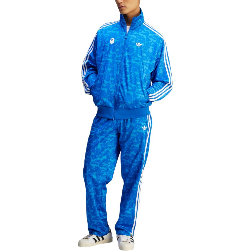 adidas x BAPE Firebird Track Top Asia Sizing 'Blue' JN7118
