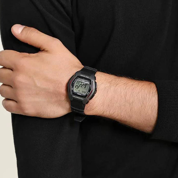 CASIO STANDARDes Sportses Analog Mens Black Digital HDD-600-1A