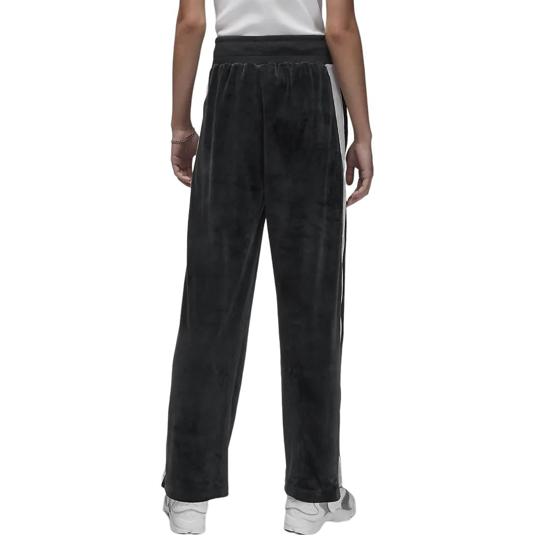 (WMNS) Air Jordan Flight Velour Pant 'Black Grey' DV1405-010