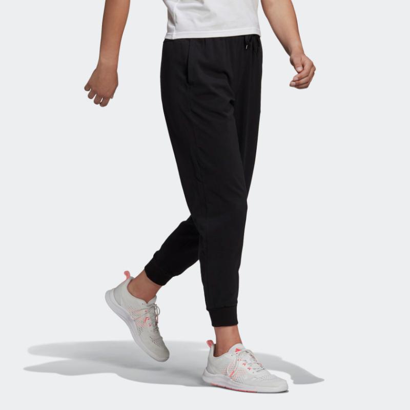 (WMNS) adidas Tapered 3-Stripes 7/8 Pants Asia Sizing 'Black' GM5624