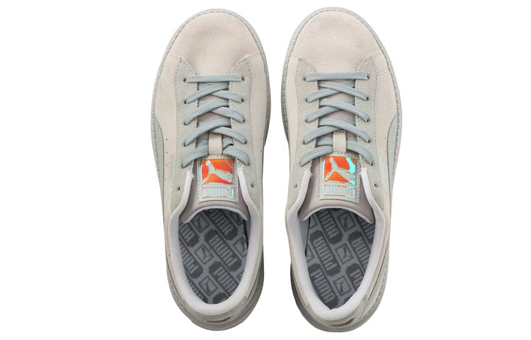 (WMNS) PUMA Suede Platform Tracelight 'Light Grey' 373695-02