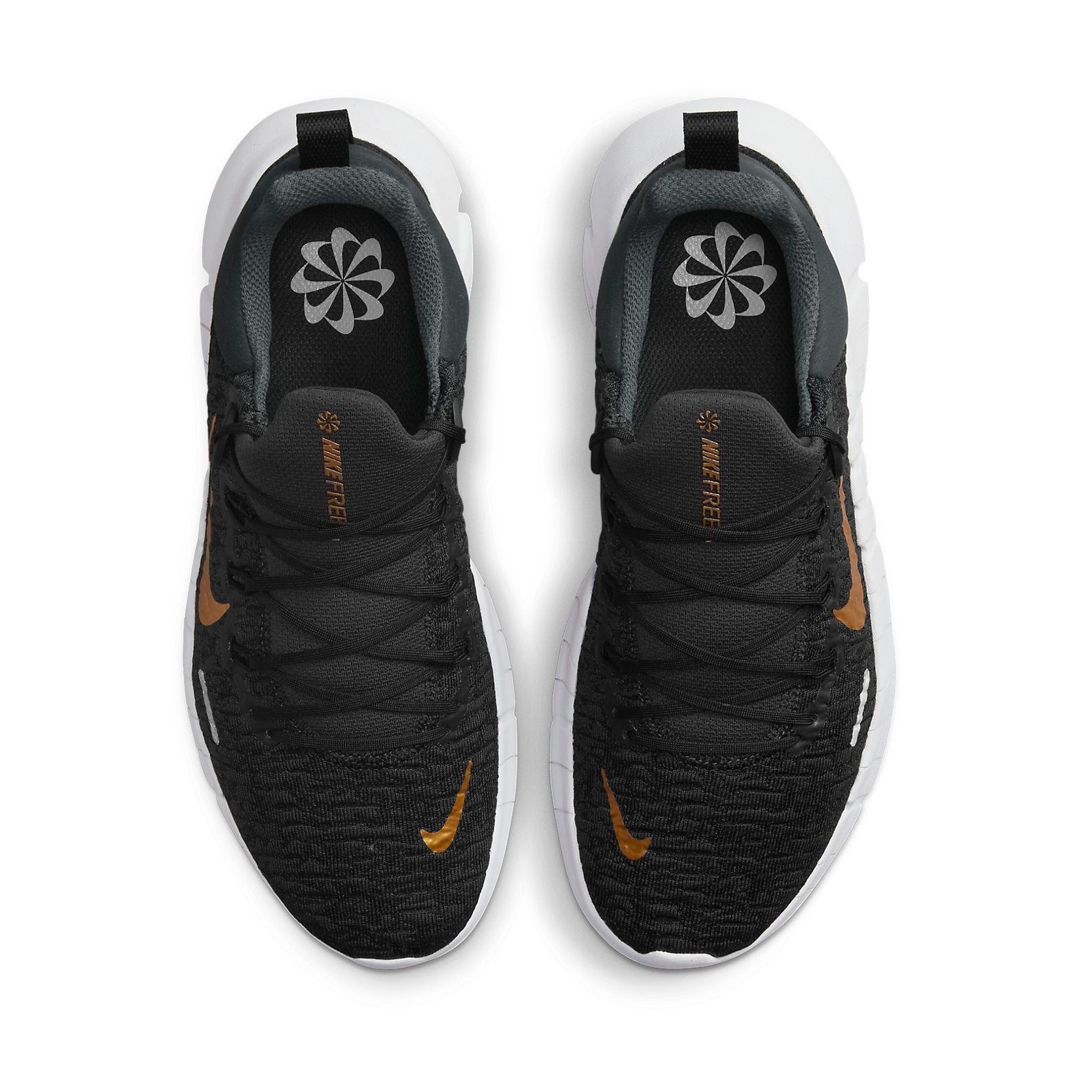 (WMNS) Nike Free Run 5.0 Next Nature 'Dark Smoke Grey Metallic Gold Coin' CZ1891-005