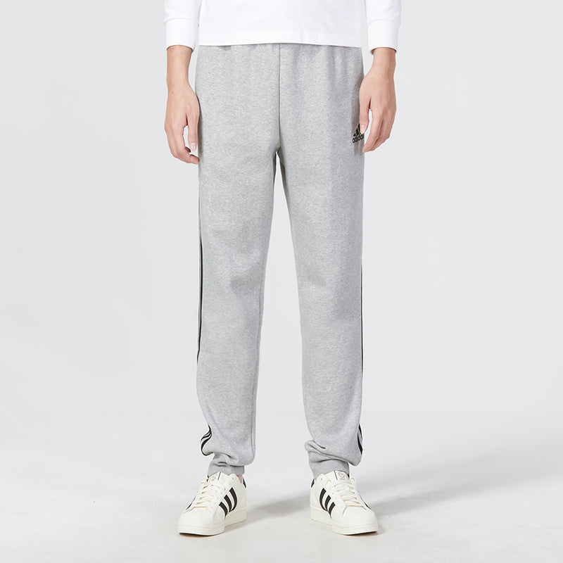 adidas Essentials French Terry Tapered-Cuff 3-Stripes Pants GK8824