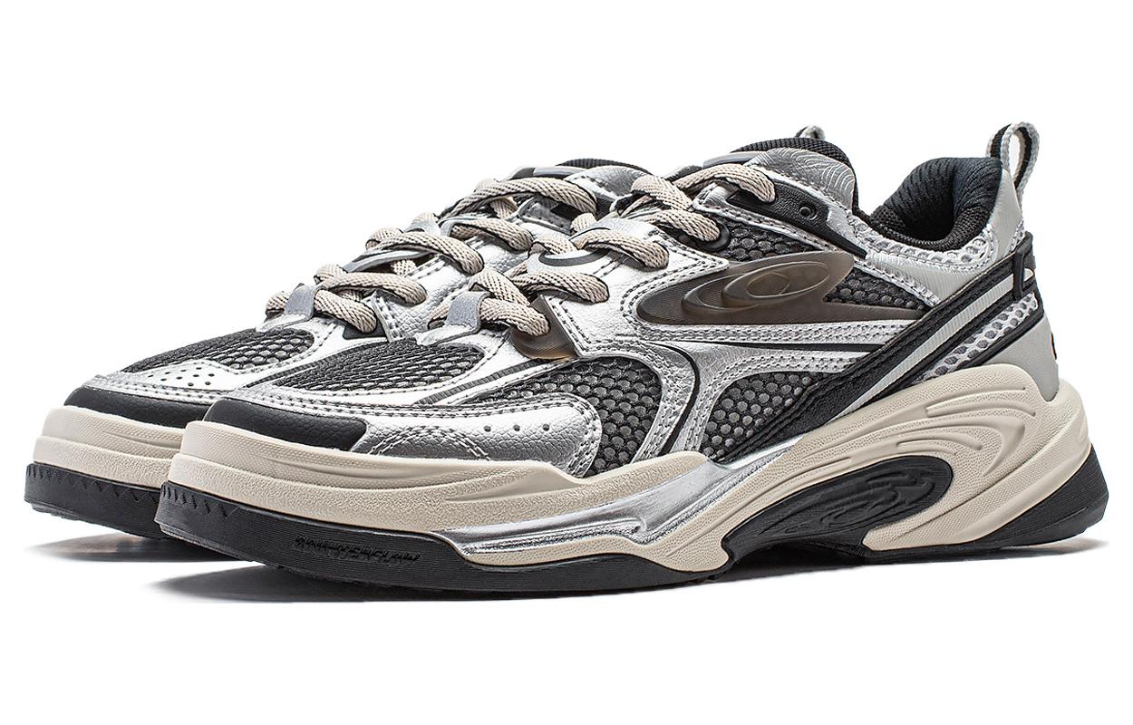 (WMNS) Li-Ning Flash Star 2 'Silver Black Beige' AGLT172-3