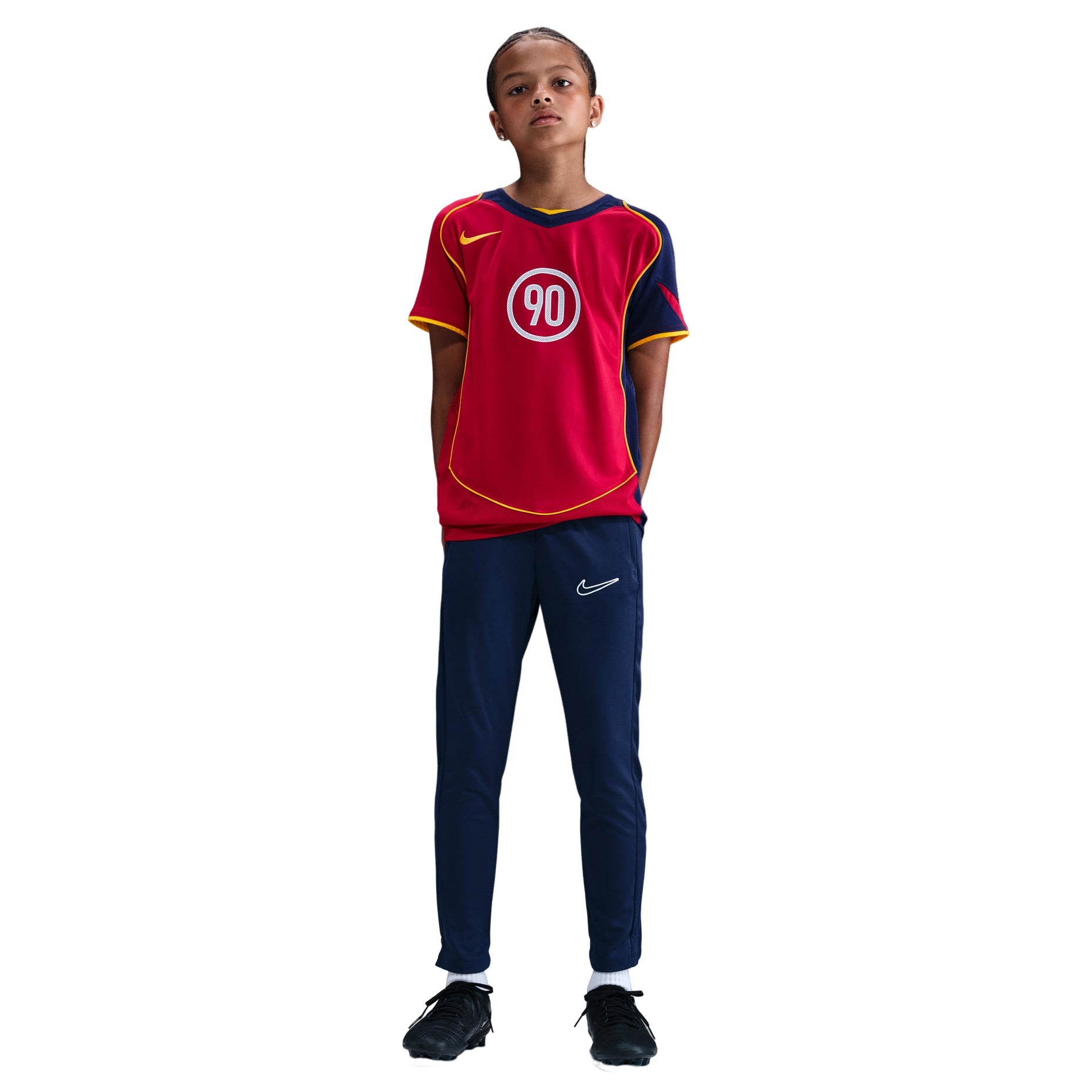 (GS) Nike Total 90 Dri-FIT Soccer Jersey 'Gym Red Navy' II9781-687