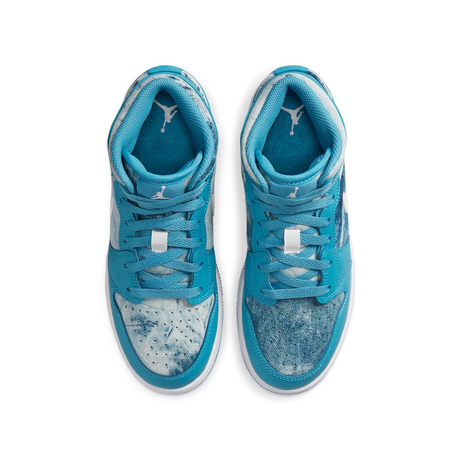 (GS) Air Jordan 1 Mid 'Washed Denim' DM8951-400