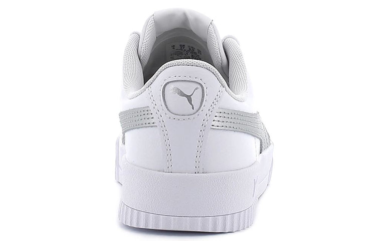 (WMNS) PUMA Carina Leather 'White Grey' 370325-18