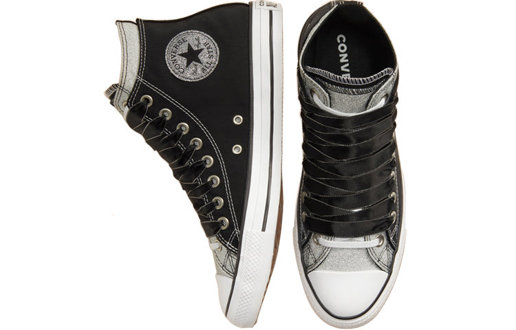 Converse Double Upper Chuck Taylor All Star 'Black Silver' 167467C