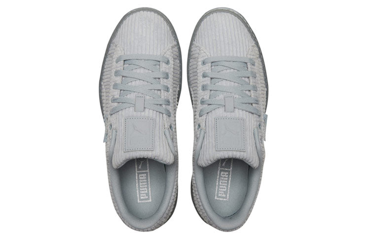 (WMNS) PUMA Basket Platform Strap 'Grey' 384232-02