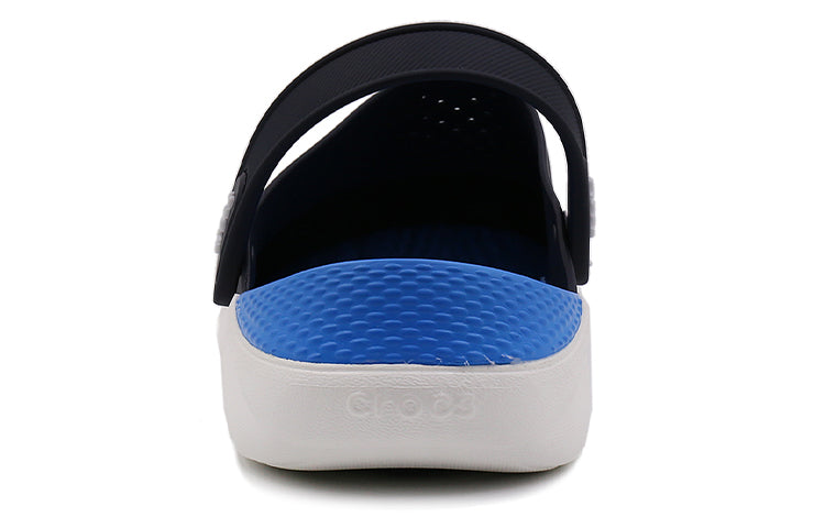 Crocs LiteRide Outdoor Flat Heel Sports Blue Sandals 204592-462