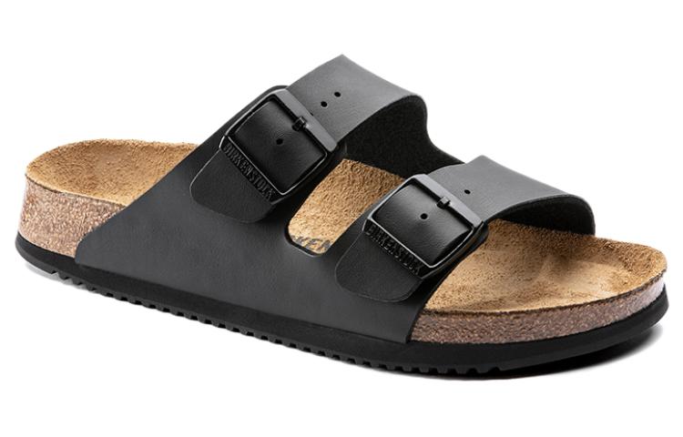 Birkenstock Kyoto Oiled Leather/Suede Leather Narrow Fit 'Black' 1018222