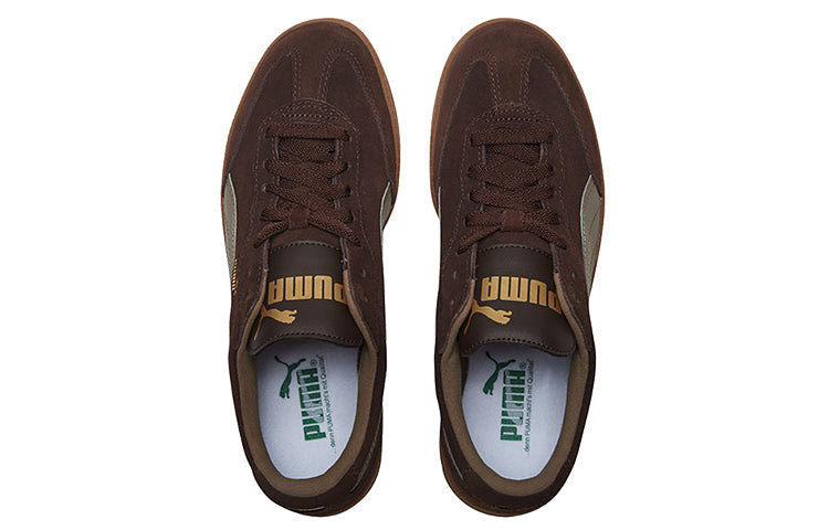 PUMA Liga Suede Low Casual Board Shoes Chocolate Brown 341466-75