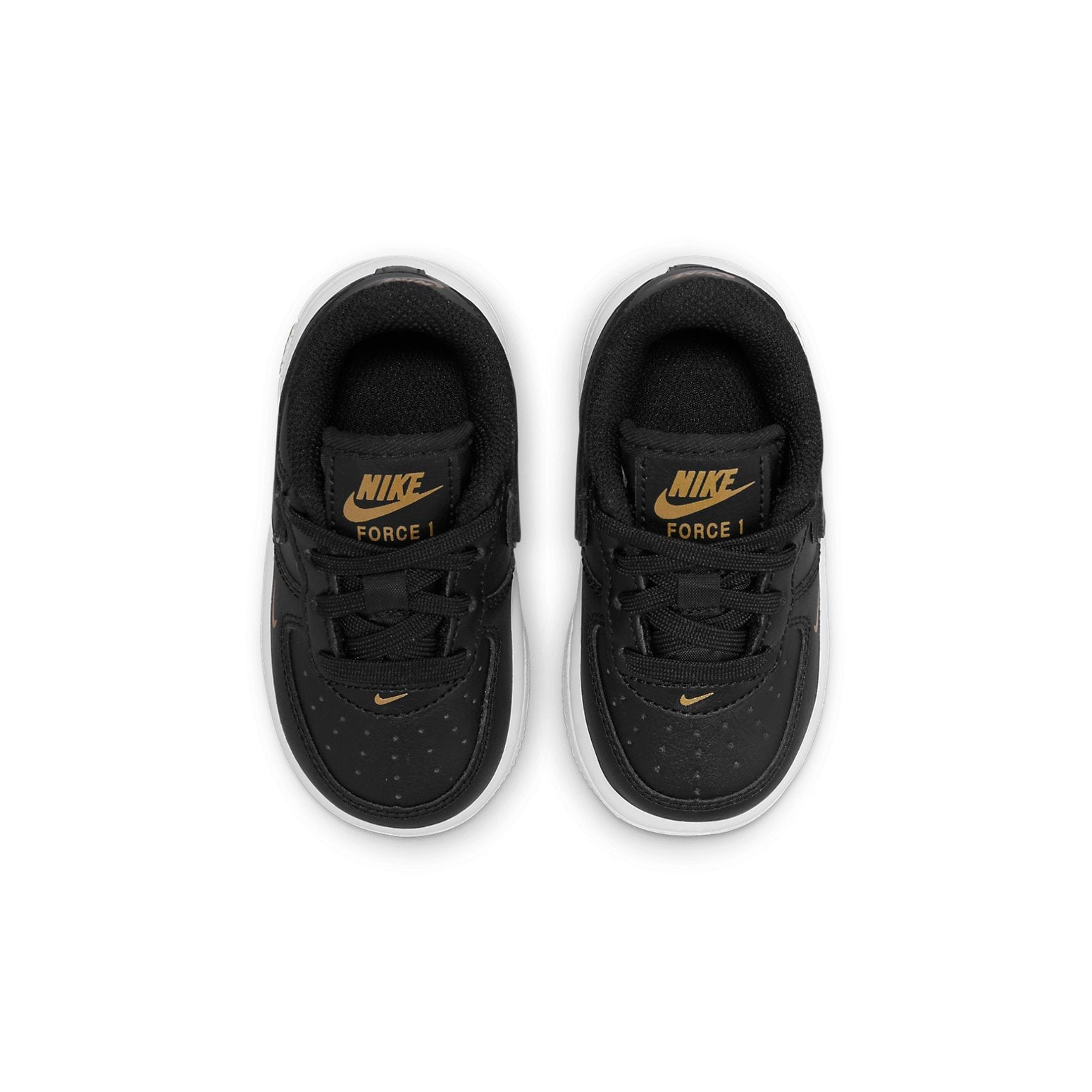 (TD) Nike Force 1 LV8 'Metallic Swoosh Pack - Black' DM3387-001