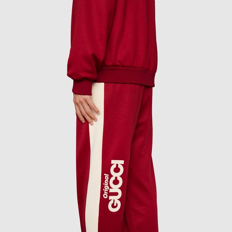 Gucci 'Original Gucci' Print Track Bottoms 'Red' 673755-XJDUZ-6240