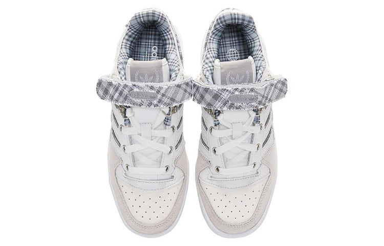 (WMNS) adidas Forum Low 'Crystal White Plaid' FZ5627
