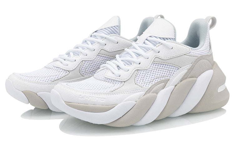 (WMNS) Li-Ning 24H Training Shoes 'White Grey' AFPQ038-2