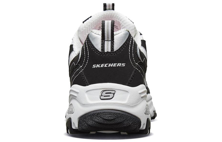 (WMNS) Skechers D'lites Sports Shoes GS BlackWhite 'Black White' 11930-BKW