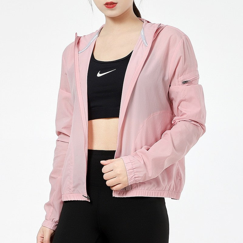 (WMNS) Nike AS W NK IMP LGHT JKT Jacket HD PINK GLAZE CZ9541-630
