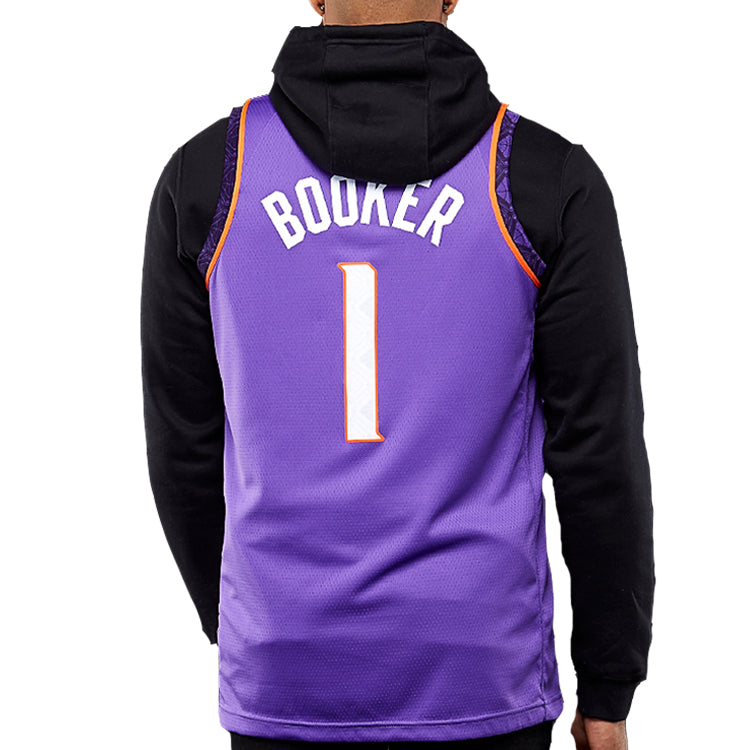 Nike NBA Retro Basketball Jersey/Vest SW Fan Edition 18-19 Season Phoenix Suns Devin Booker 1 Purple AJ4638-561