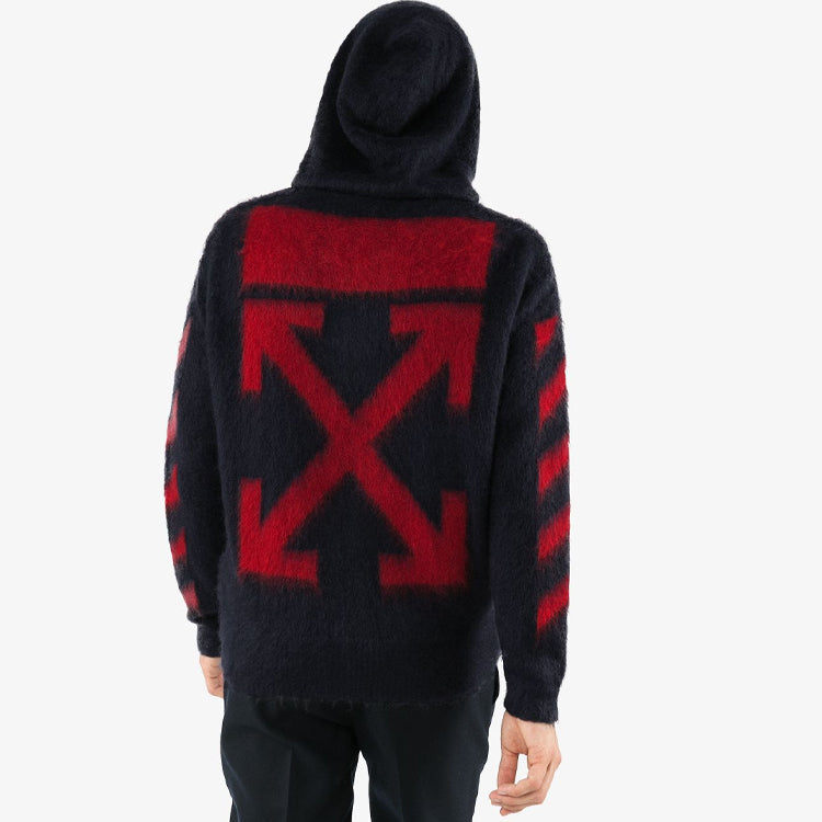 Off-White FW20 ArrowsPrinting Pullover Men Black OMHA073E20KNI0010725