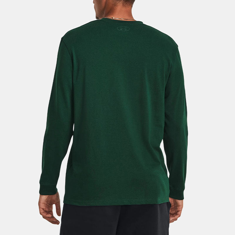 Under Armour Crest Heavyweight Long Sleeve T-shirt 'Green' 1379576-322