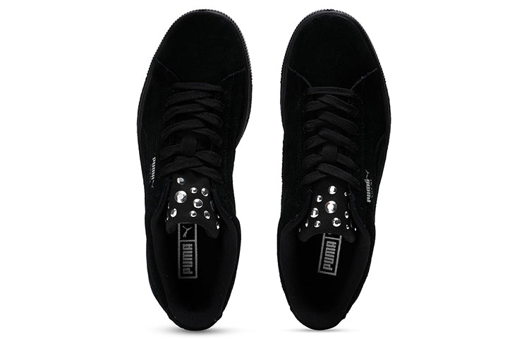 (WMNS) PUMA Suede Jewel Black 367273-01