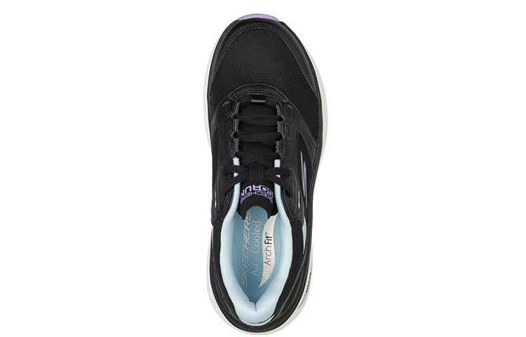 (WMNS) Skechers Max Cushioning Arch Fit Low-Top Running Shoes Black 128301-BKAQ