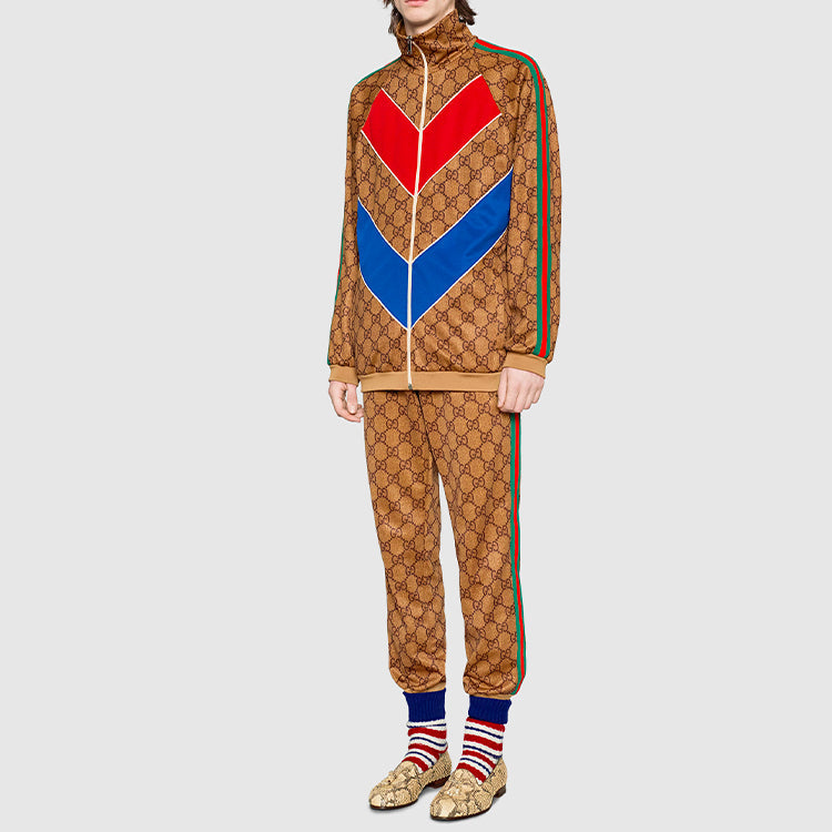 Gucci GG Technical Jersey Jogging Pant 'Brown' 523489-X9V35-2035