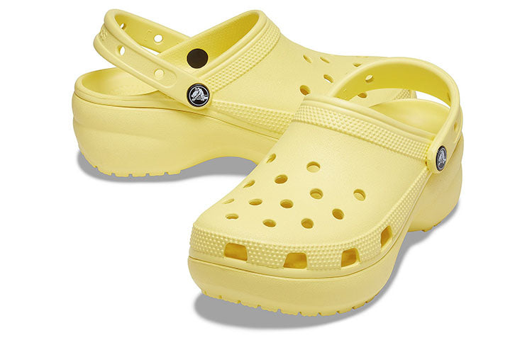 (WMNS) Crocs Classic Clog 'Yellow' 206750-7HD