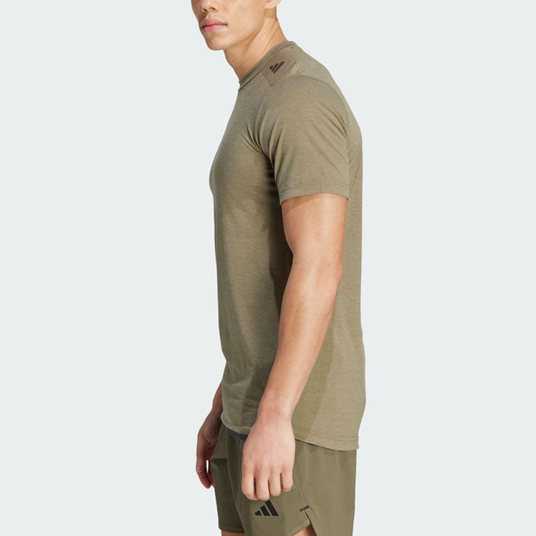 adidas Designed For Training Pro Series Strength T-Shirts 'Olive Green' IL1457