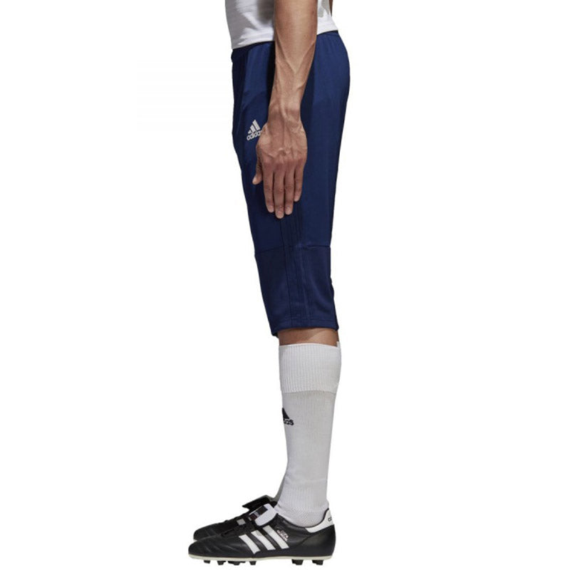 adidas Soccer/Football Training Running Sports Cropped Pants Blue CV8240