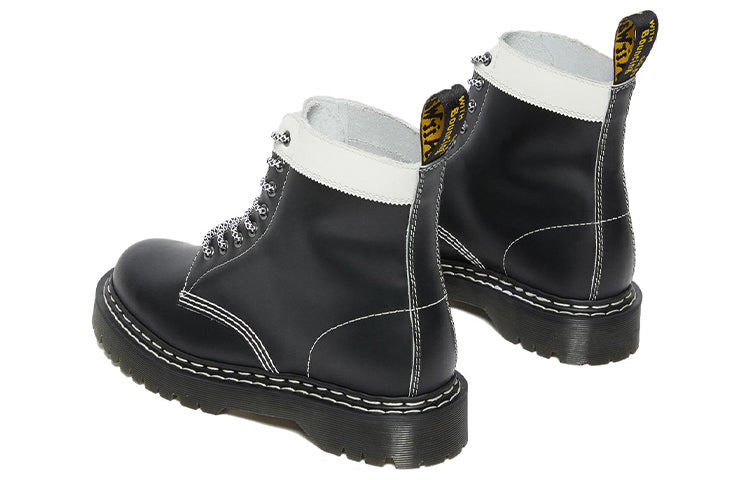 Dr. Martens 1460 Pascal Bex Leather Contrast Lace Up Boots 'Black' 27336009
