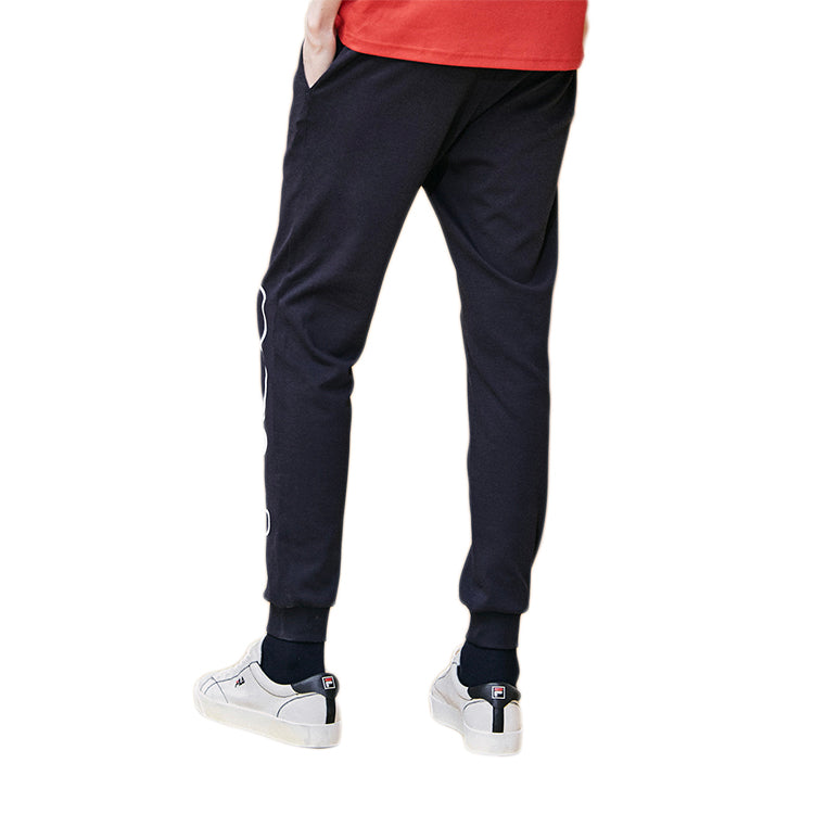 FILA Logo Printing Knit Sports Pants Blue F11M928622F-NV
