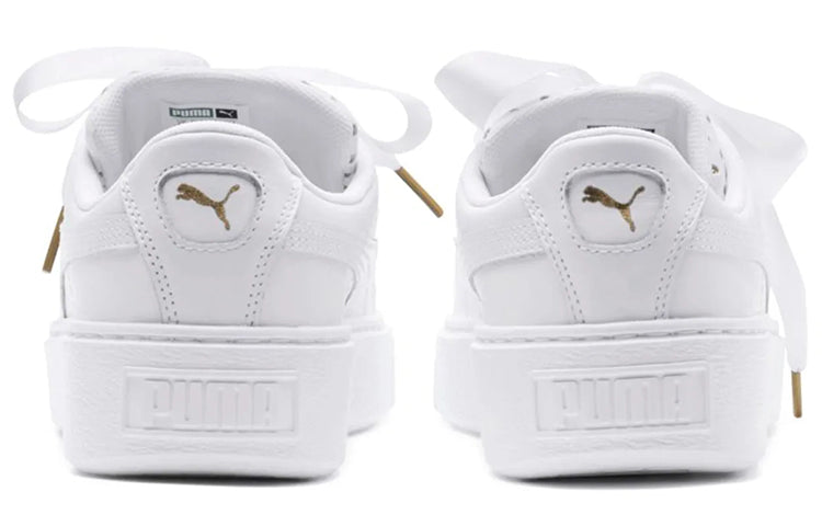 (WMNS) PUMA Platform Kiss Ath Lux White 366704-01