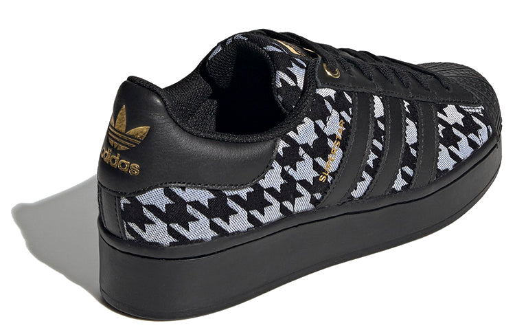 (WMNS) adidas originals Superstar Bold 'Black Gray' FW2503
