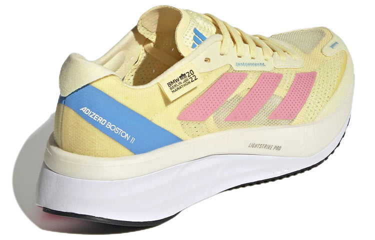 (WMNS) adidas Adizero Boston 11 Berlin 'Yellow Bliss Pink' HP9544