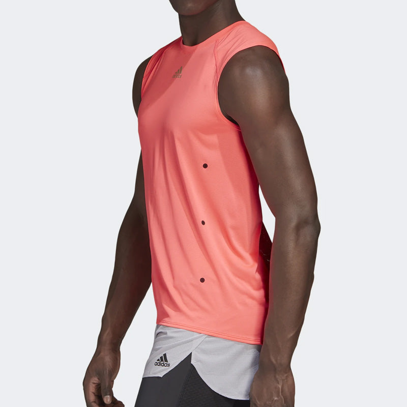 adidas HEATRDY SLVS Running Sports Sleeveless T-shirt Pink GK3427