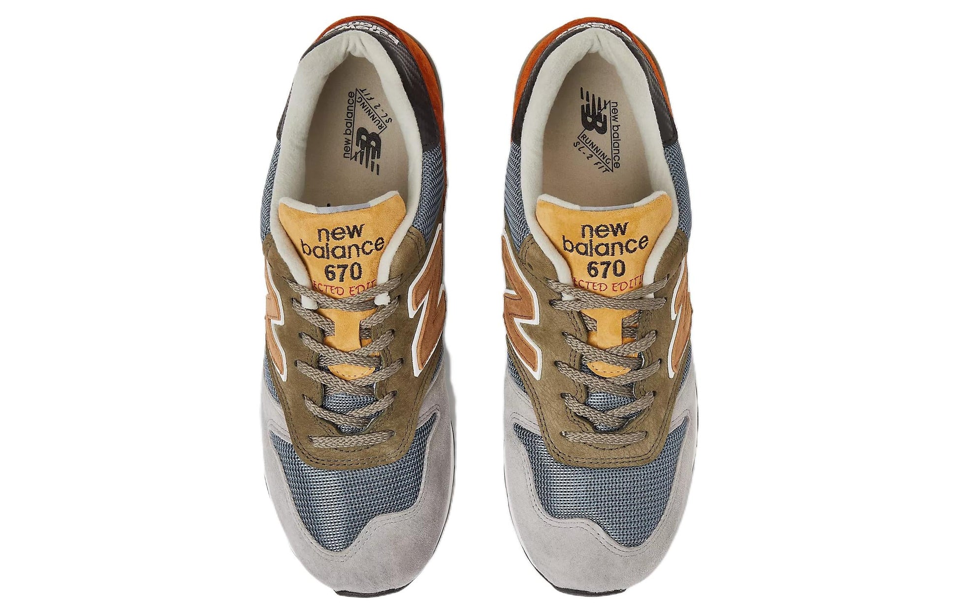 New Balance 670 'Blue Brown Orange' M670SED