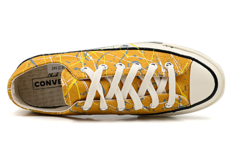 Converse Chuck 70 Low 'Paint Splatter - Sunflower Gold' 170804C