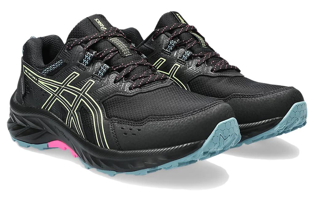 (WMNS) ASICS Gel-Venture 9 Waterproof 'Black Lime Green' 1012B519-002