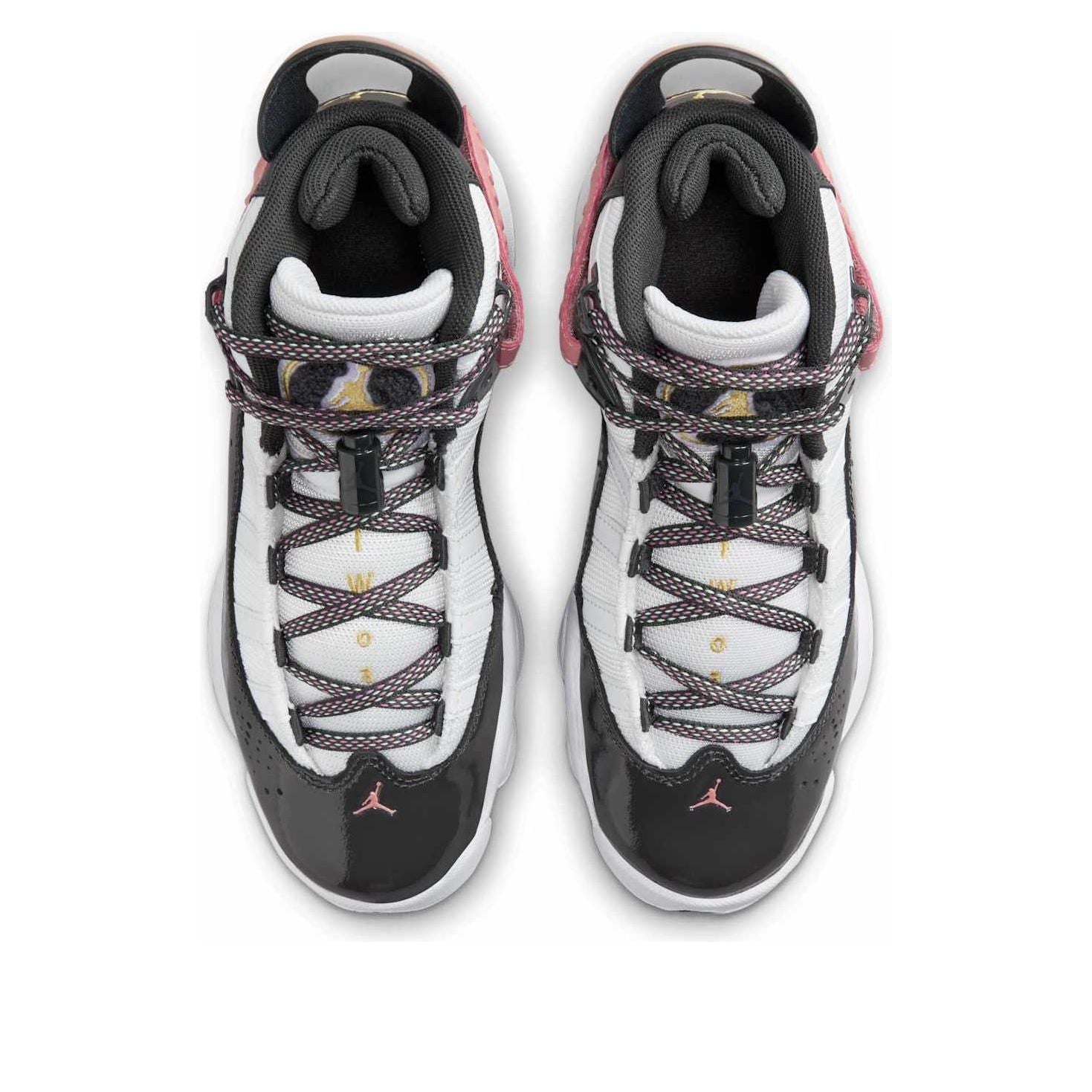 (GS) Air Jordan 6 Rings 'White Red Stardust Vapor Green Anthracite' DV3178-101