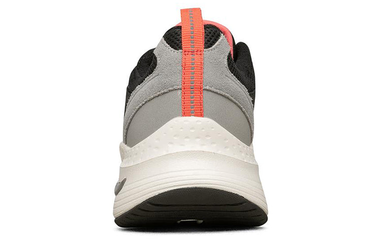 (WMNS) Skechers Arch Fit Low-Top Black/Grey 149413-BKCL