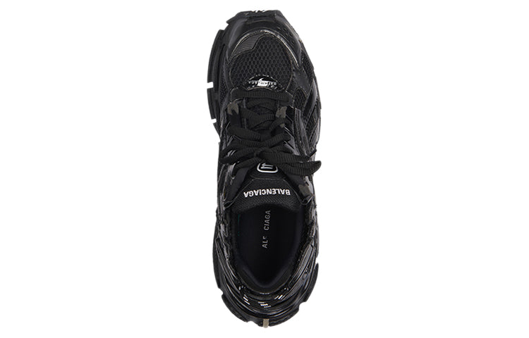 Balenciaga Runner Sneakers 'Black Mesh and Nylon' 656065W3RA11000