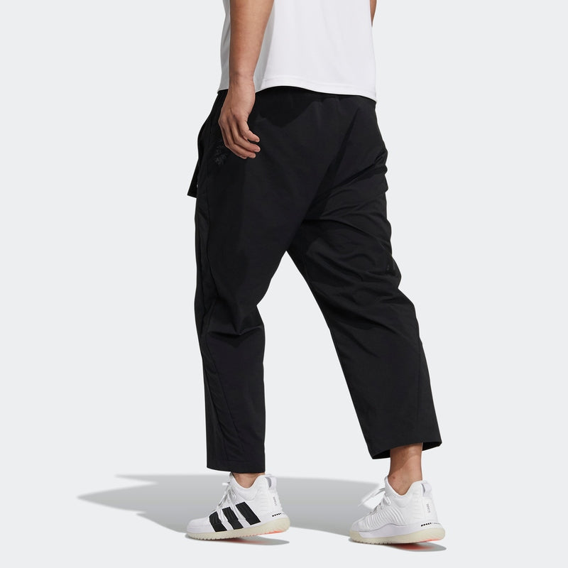 Men's adidas Wj Wv Reg Pnt Martial Arts Series Loose Sports Pants/Trousers/Joggers Black H39261